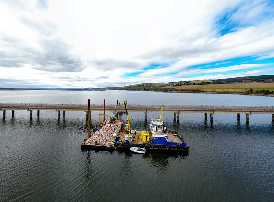 A9 1360 Cromarty Bridge Scour Repairs