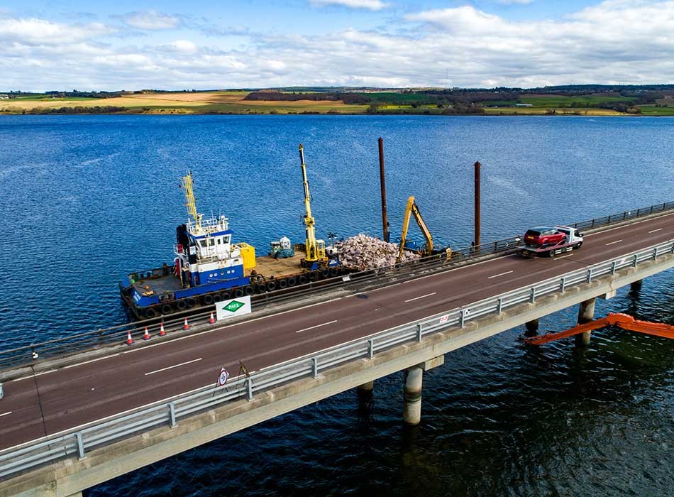 A9 1360 Cromarty Bridge Scour Repairs