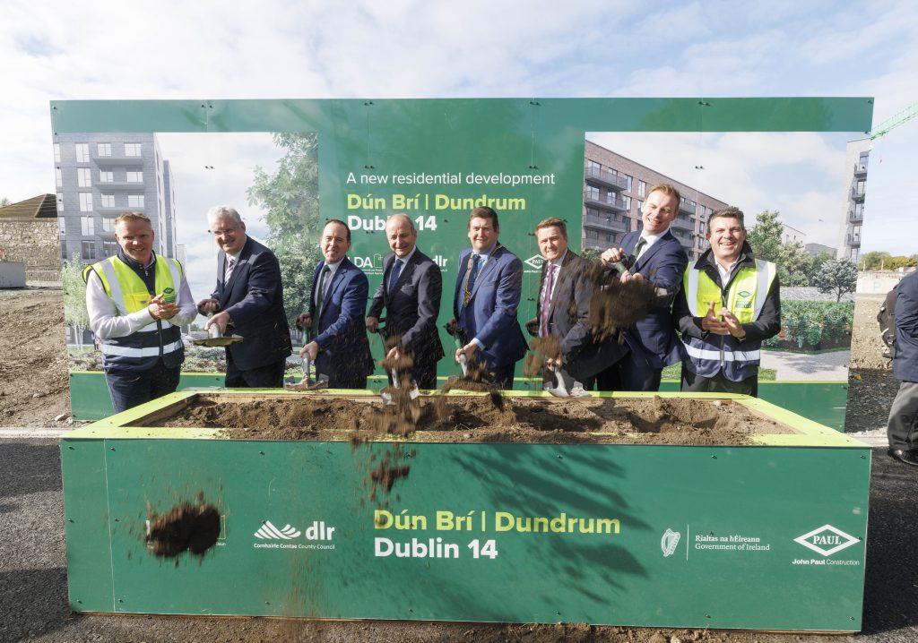Construction works begin at Dún Brí, Dublin 14.