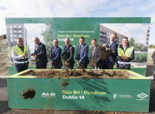 Construction works begin at Dún Brí, Dublin 14.